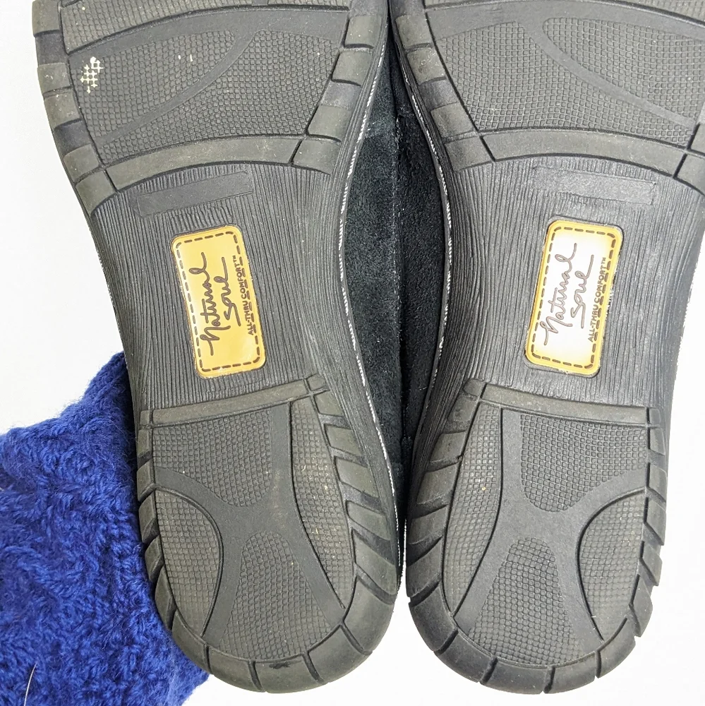 Natural soul suede loafers